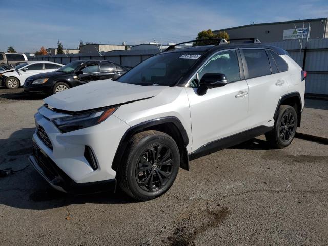 TOYOTA RAV4 XSE 2023 white  hybrid engine 4T3E6RFV9PU125533 photo #1