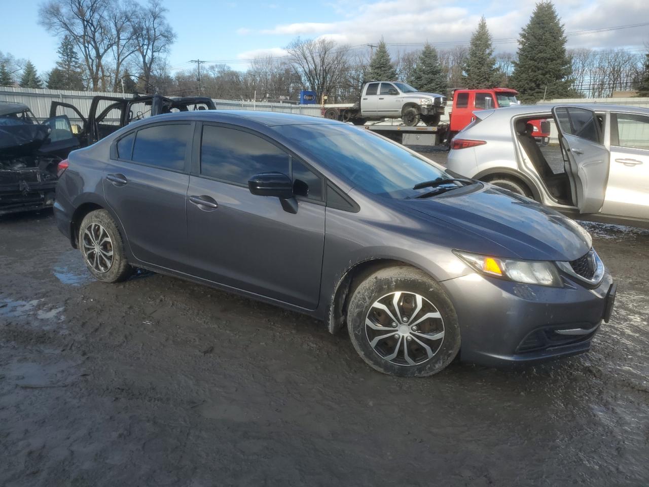 Lot #3006469093 2014 HONDA CIVIC LX