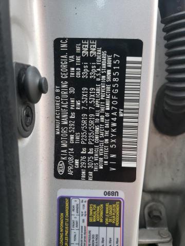 2015 KIA SORENTO SX - 5XYKW4A70FG585157