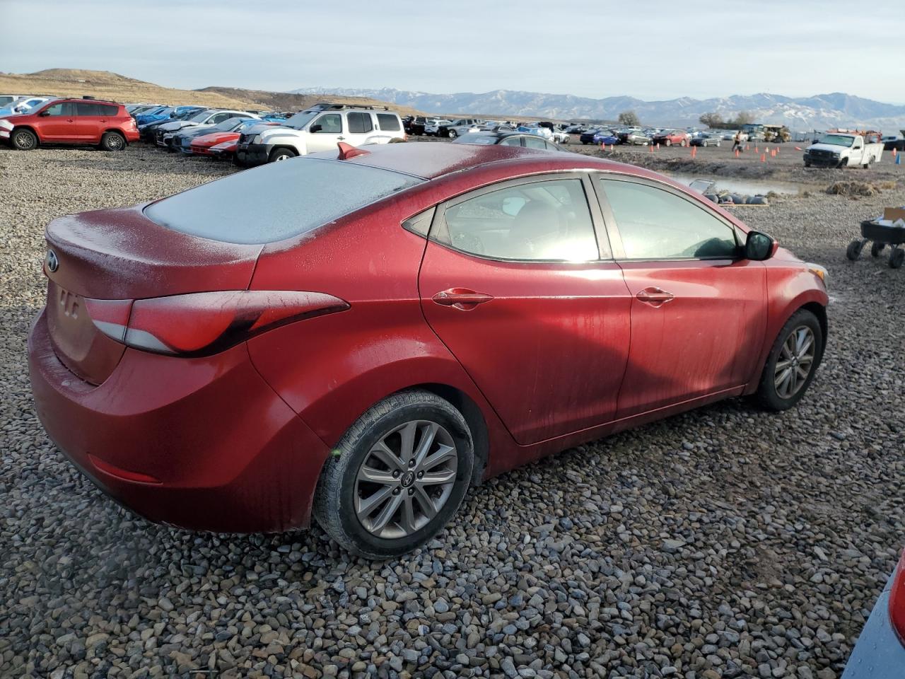 Lot #2974853069 2014 HYUNDAI ELANTRA SE