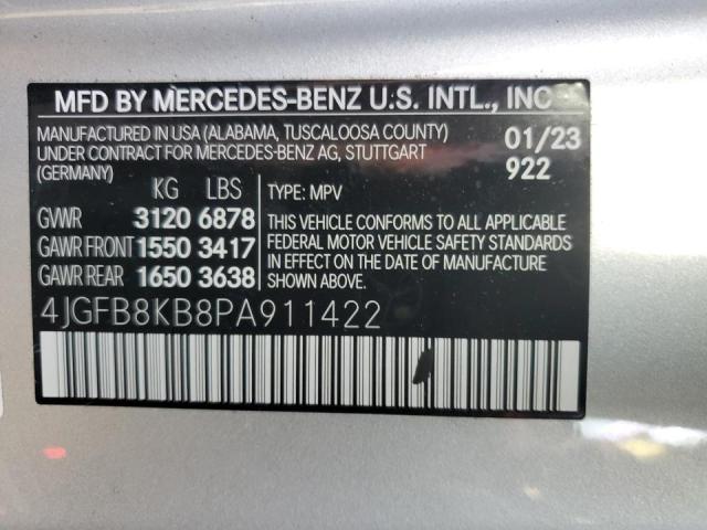 VIN 4JGFB8KB8PA911422 2023 MERCEDES-BENZ GLE-CLASS no.13