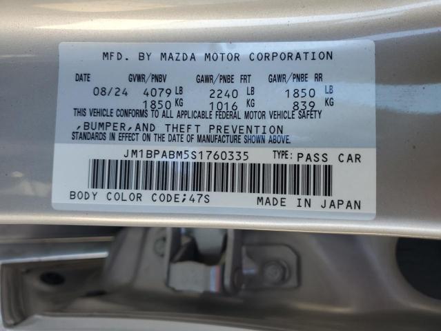 VIN JM1BPABM5S1760335 2025 MAZDA 3 SELECT S no.12