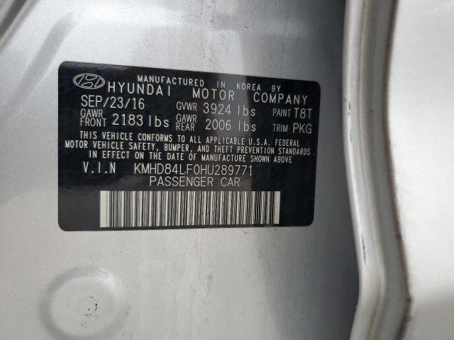 2017 HYUNDAI ELANTRA SE - KMHD84LF0HU289771