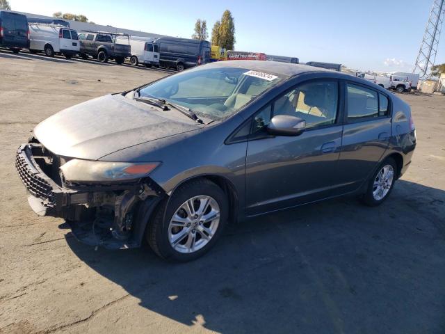 HONDA INSIGHT EX 2010 charcoal  hybrid engine JHMZE2H73AS010113 photo #1