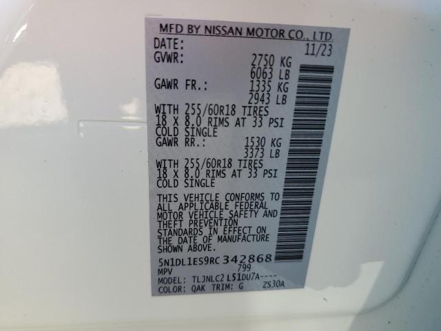 2024 INFINITI QX60 PURE 5N1DL1ES9RC342868