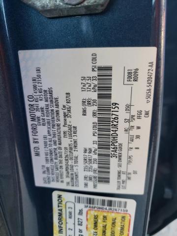 VIN 3FA6P0HD4JR267159 2018 Ford Fusion, SE no.12