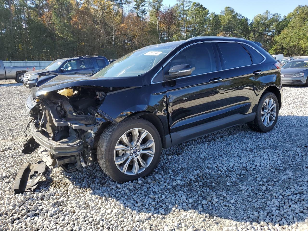 Lot #3024265830 2019 FORD EDGE TITAN