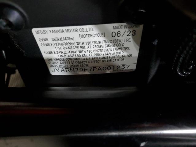 2023 YAMAHA MTN1000 JYARN79E7PA001257