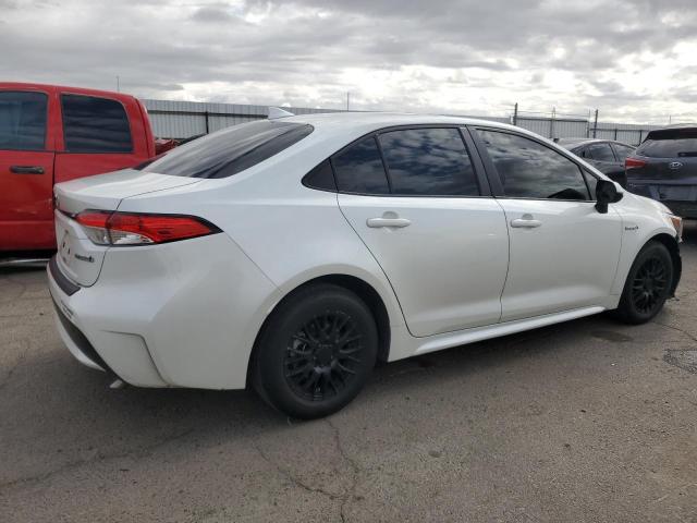 TOYOTA COROLLA LE 2021 white  hybrid engine JTDEAMDE4MJ032580 photo #4