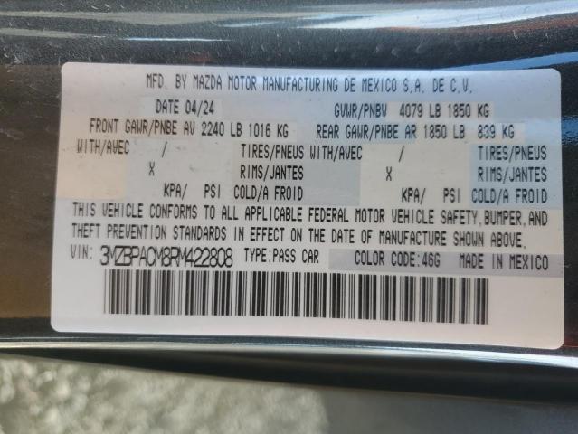 2024 MAZDA 3 PREFERRE - 3MZBPACM8RM422808