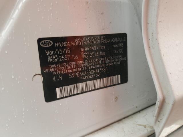 2016 HYUNDAI SONATA SPO - 5NPE34AF8GH413580