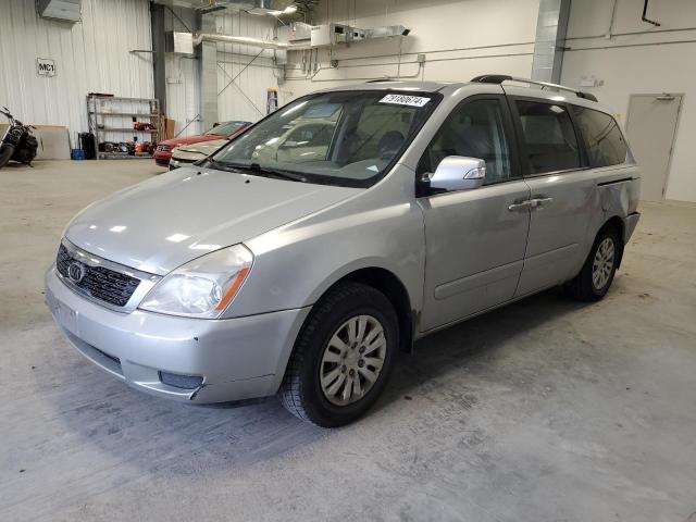 KIA SEDONA LX 2011 silver  gas KNDMG4C70B6398467 photo #1