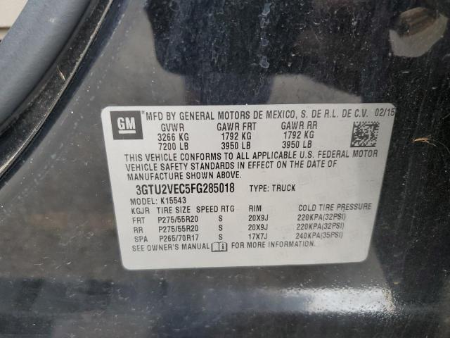 2015 GMC SIERRA K15 - 3GTU2VEC5FG285018