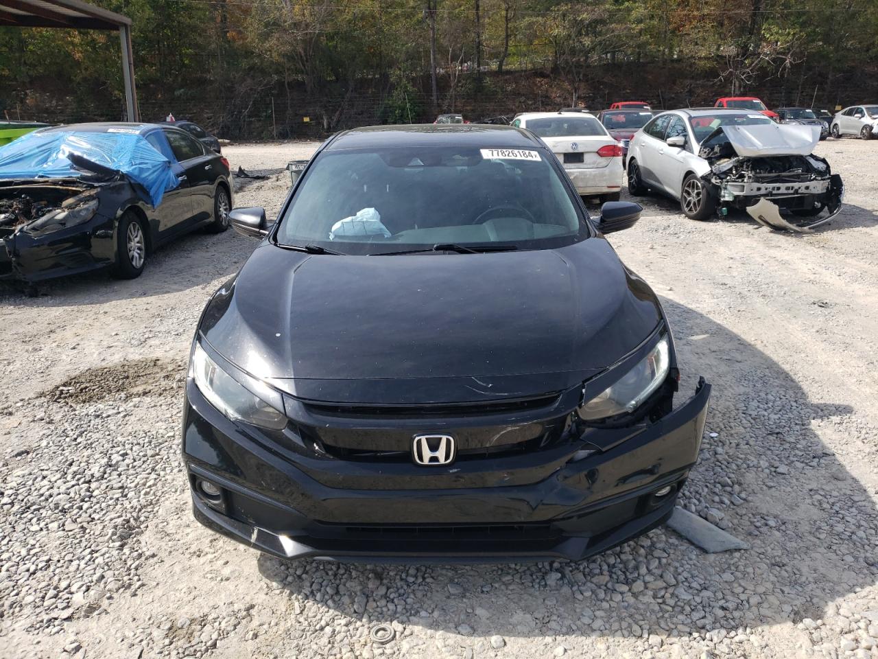 Lot #2989448615 2020 HONDA CIVIC SPOR