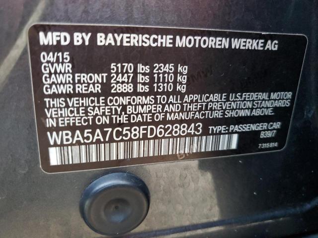 VIN WBA5A7C58FD628843 2015 BMW 5 SERIES no.12