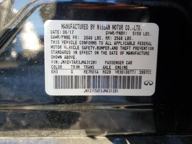 2018 INFINITI Q50 LUXE - JN1EV7AR3JM431281