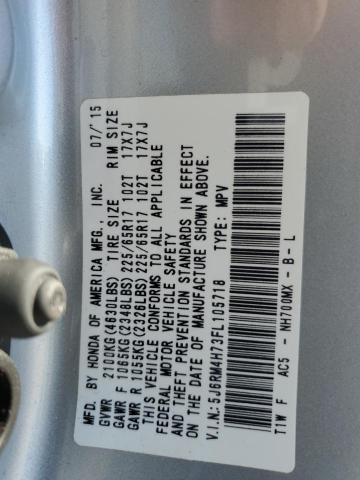 2015 HONDA CR-V EXL - 5J6RM4H73FL105718
