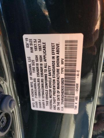 2019 HONDA CR-V EXL - 7FARW2H82KE010629