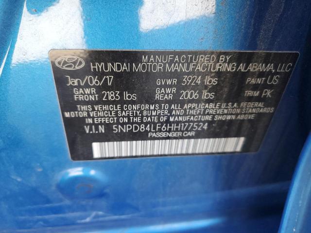 2017 HYUNDAI ELANTRA SE - 5NPD84LF6HH177524