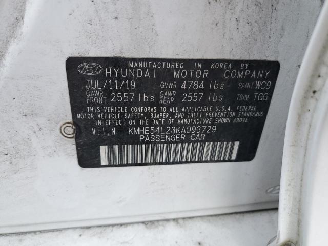 2019 HYUNDAI SONATA PLU KMHE54L23KA093729