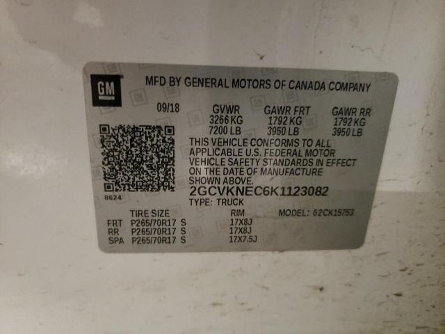 2019 CHEVROLET 1500 - 2GCVKNEC6K1123082