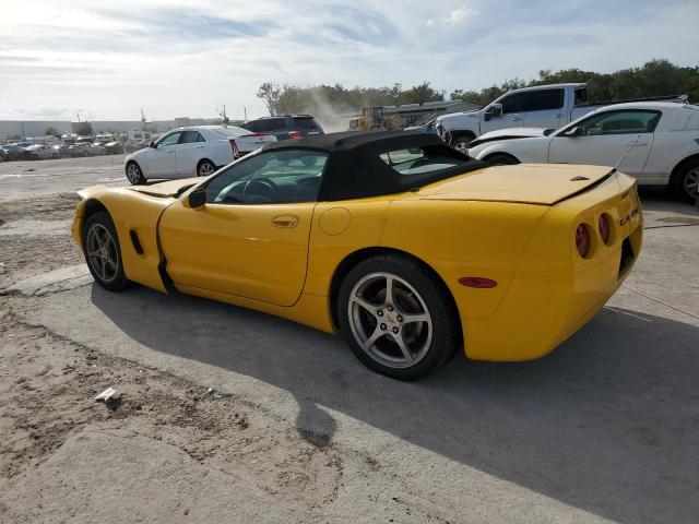 CHEVROLET CORVETTE 2003 yellow  gas 1G1YY32G335125906 photo #3