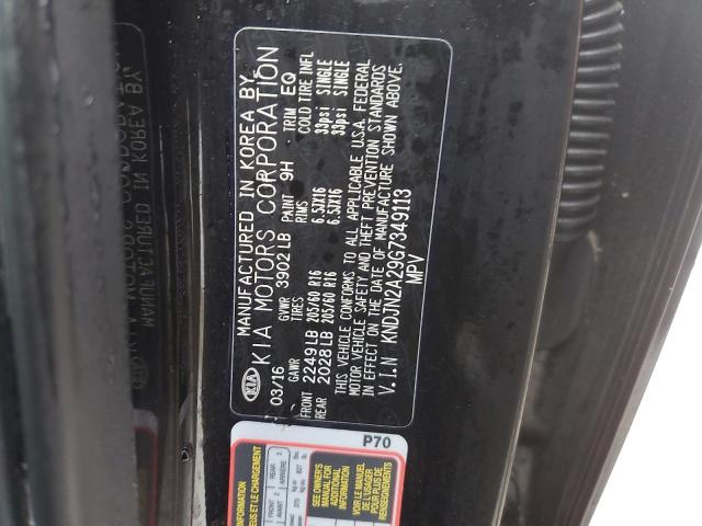 2016 KIA SOUL - KNDJN2A29G7349113