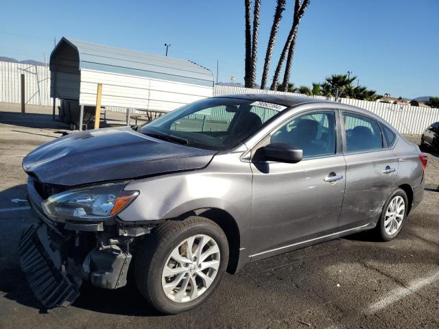 NISSAN SENTRA S 2019 gray  gas 3N1AB7AP4KY404885 photo #1