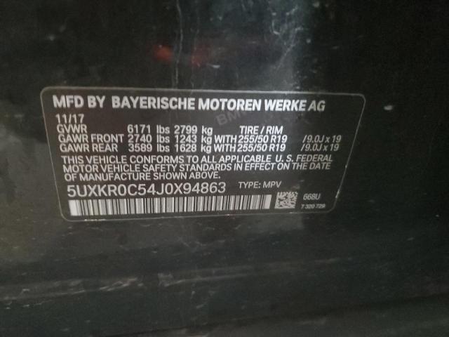 2018 BMW X5 XDRIVE3 - 5UXKR0C54J0X94863