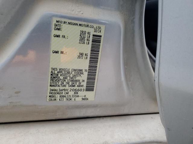 2015 NISSAN ALTIMA 2.5 - 1N4AL3AP9FC206603