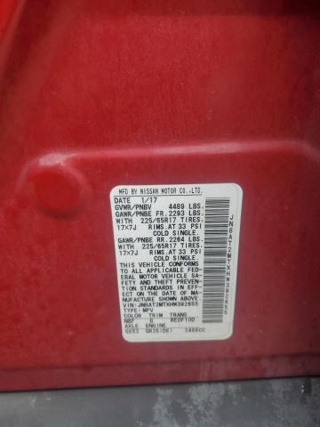 2017 NISSAN ROGUE S - JN8AT2MTXHW392655