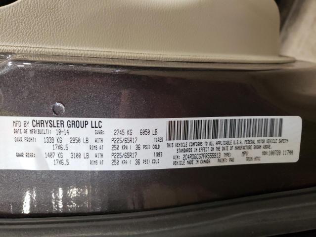 2015 DODGE GRAND CARA - 2C4RDGCG7FR555913