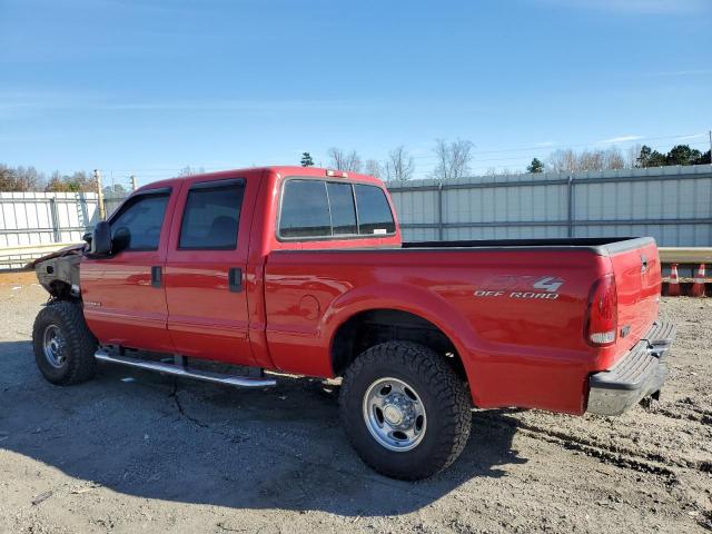 FORD F250 SUPER 2003 red  diesel 1FTNW21F53EA25891 photo #3