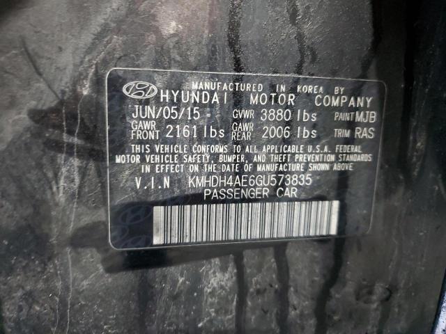 2016 HYUNDAI ELANTRA SE - KMHDH4AE6GU573835