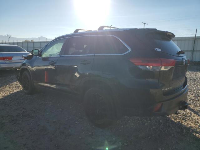 TOYOTA HIGHLANDER 2019 black  gas 5TDJZRFH2KS926122 photo #3