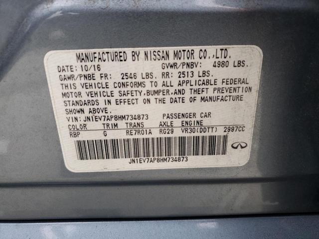 2017 INFINITI Q50 PREMIU - JN1EV7AP8HM734873