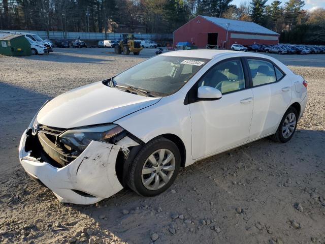 TOYOTA COROLLA L 2015 white  gas 2T1BURHE5FC461419 photo #1