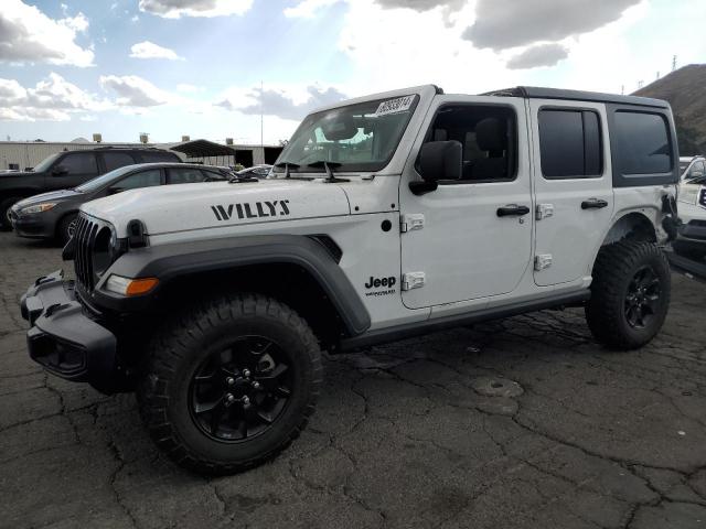 JEEP WRANGLER U 2022 white  gas 1C4HJXDN3NW263019 photo #1