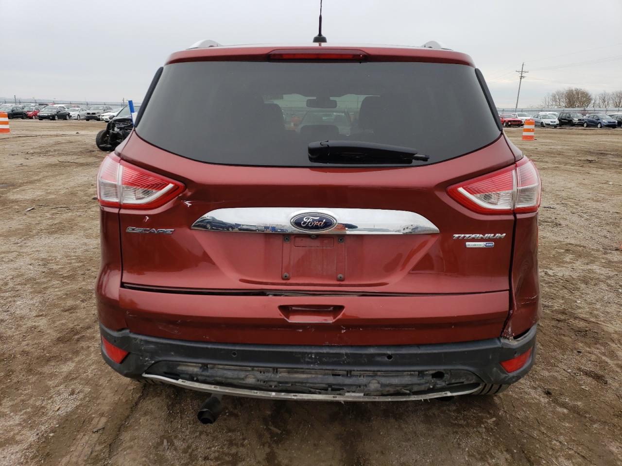 Lot #3024673628 2014 FORD ESCAPE TIT