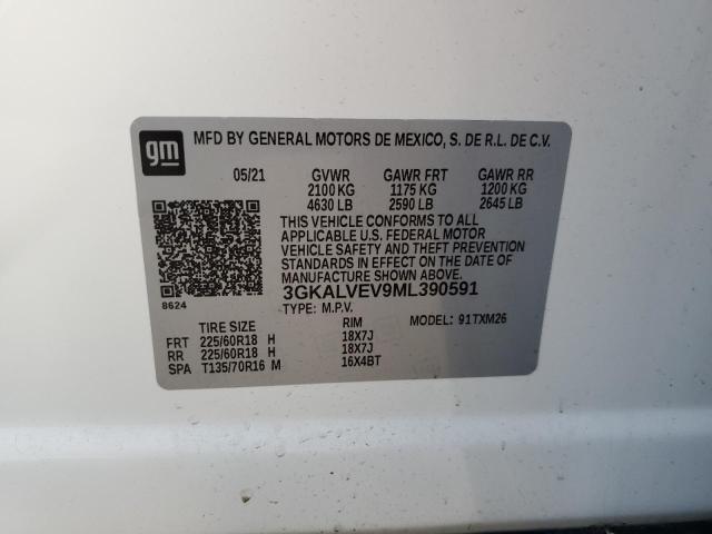 2021 GMC TERRAIN SL - 3GKALVEV9ML390591