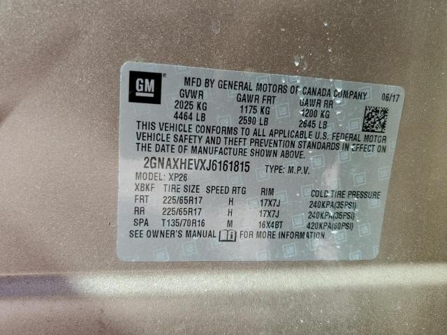 2018 CHEVROLET EQUINOX LS - 2GNAXHEVXJ6161815