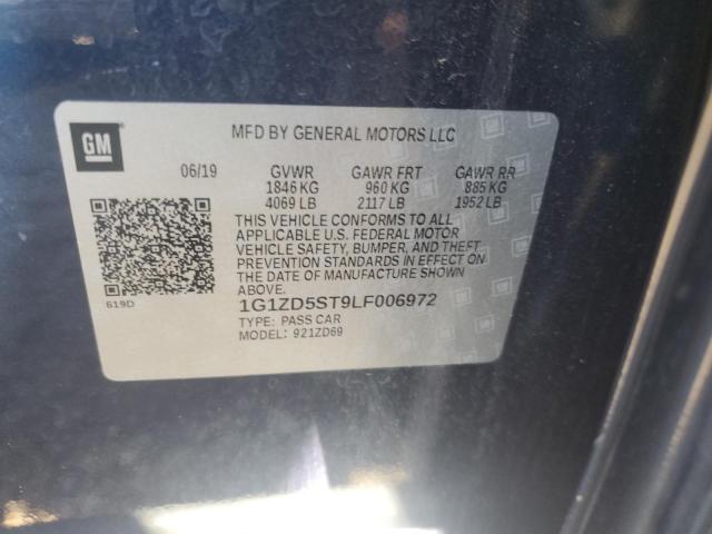 2020 CHEVROLET MALIBU LT - 1G1ZD5ST9LF006972