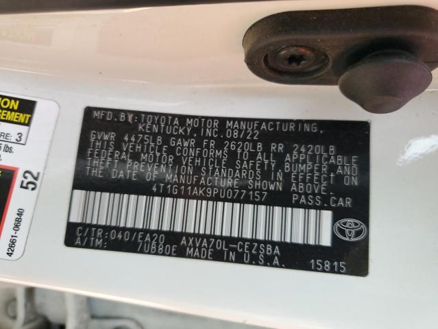 2023 TOYOTA CAMRY SE N - 4T1G11AK9PU077157