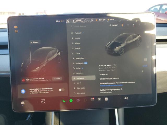 2020 TESLA MODEL Y - 5YJYGDEE3LF055137