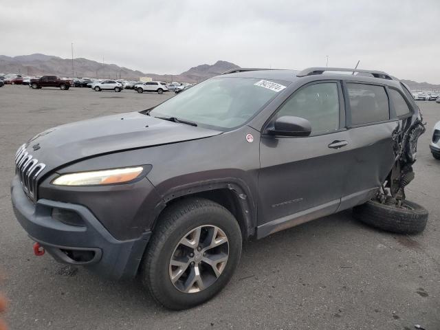 JEEP CHEROKEE T 2015 charcoal  flexible fuel 1C4PJMBS4FW785470 photo #1