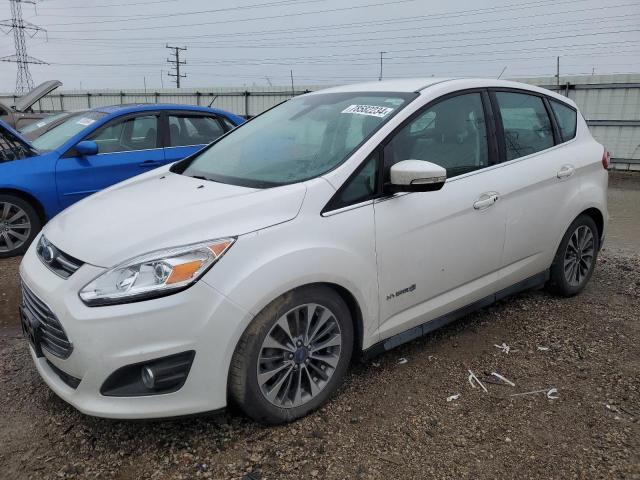 FORD C-MAX TITA 2018 white  hybrid engine 1FADP5DUXJL103553 photo #1