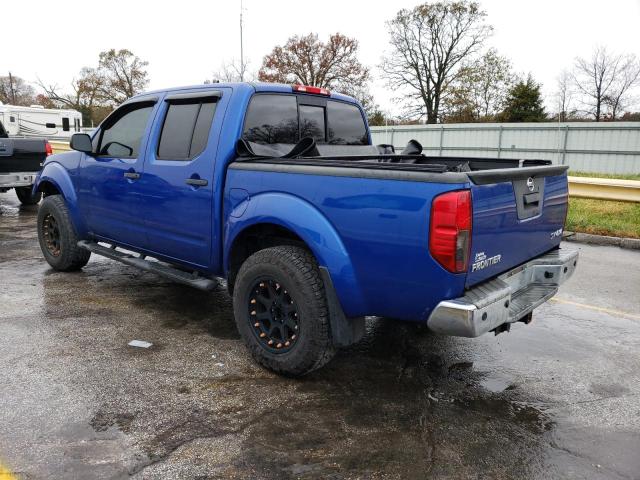 NISSAN FRONTIER S 2015 blue crew pic gas 1N6AD0EVXFN713042 photo #3