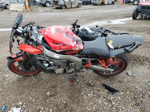 KAWASAKI ZX600 J1 2007 red  gas JKAZX4J187A066375 photo #4