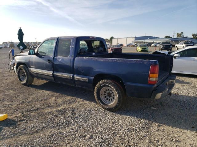 CHEVROLET SILVERADO 2002 blue  gas 2GCEC19W421364259 photo #3