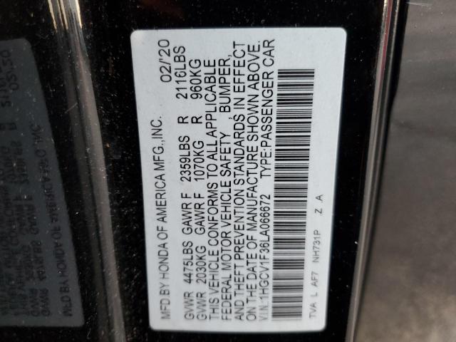 2020 HONDA ACCORD SPO - 1HGCV1F36LA066672